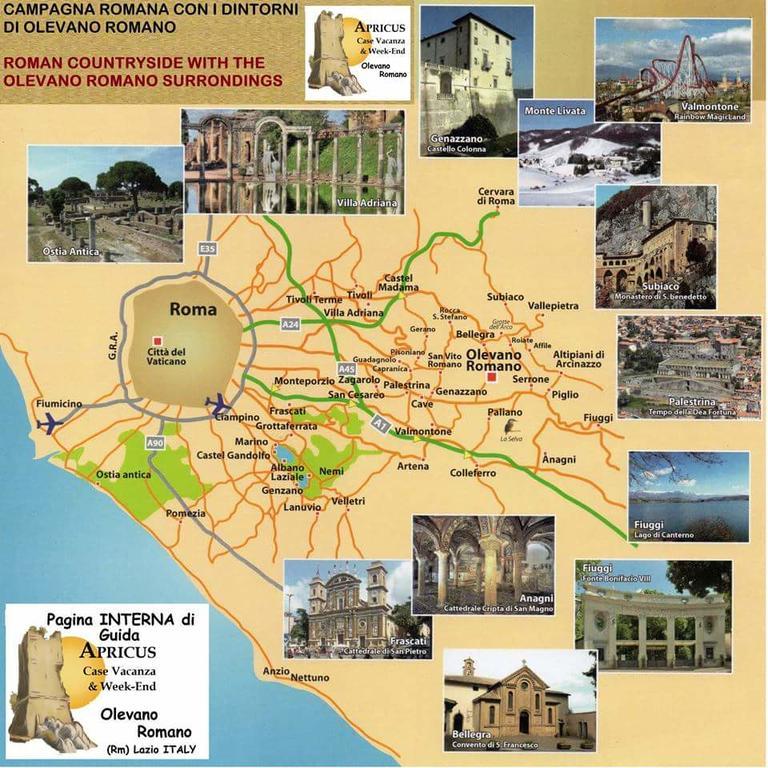 La Loggetta Di Apricus Villa Olevano Romano Eksteriør billede